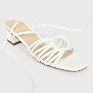 Elegant White Women's Sandals